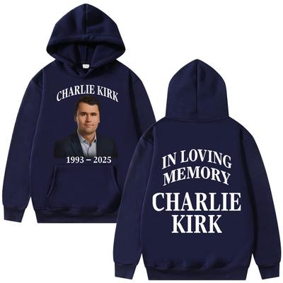 In Loveing Memory Charlie Kirk Freedom Hoodie Men Women Tribute Memorial American Hero Sweatshirt Patriotic Activism