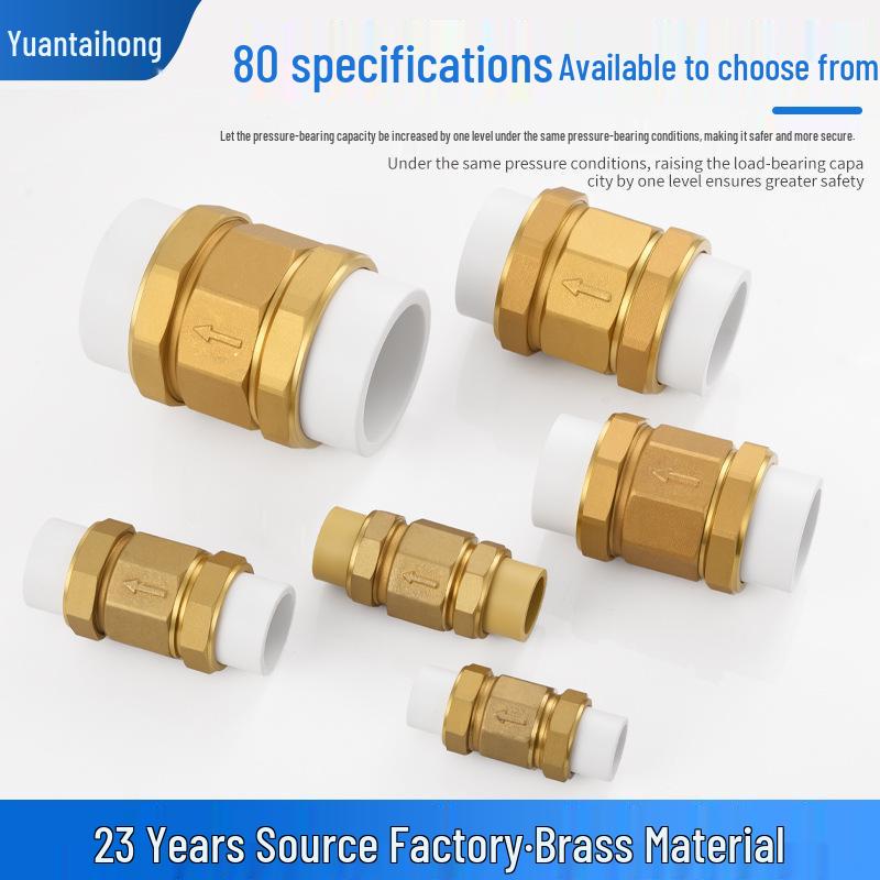 Brass PPR One-Way Check Valve Backflow Preventer