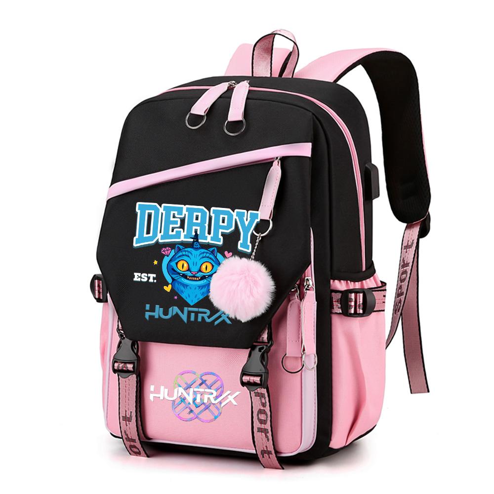 Anime K-Pop Demon Hunters Printed Large Capacity Backpack for Teenger Student Girl Boy Schoolbag Bookbag Women Waterproof Travel Bag Gift