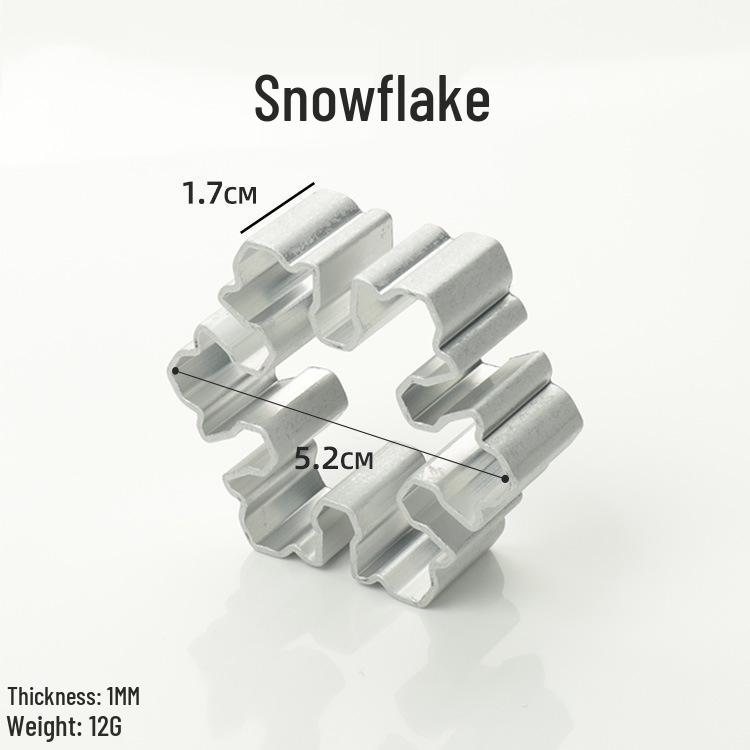 Keksform aus Aluminiumlegierung: Ananaskuchen, Weihnachten, & Ostern Ausstechform Backwerkzeug