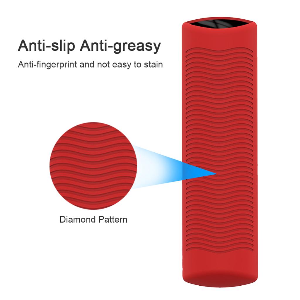 Scratch Resistant Silicone Case Precise Position Remote Protective Cover Compitable with Amazon Fire TV Stick (3rd Gen)