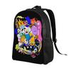 3D Printing Adventures Anime Times Backpack for Girls Boys Cartoon College School Travel Bags Bookbag Fits 15 Inch Laptop