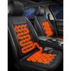 New Comfortable Leather Heated Seat Cushion,Heated Seat Cover Pad,Universal Soft Seat Chair Cushion with Full Back Support
