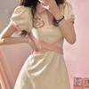 2025 French Tea Break 'First Love' Milk Tea Shirt Dress for Women – Petite Summer Style