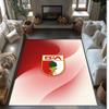 FC Augsburg FC Fußballmuster Weicher Teppich rutschfest für Innenbereiche Sport Dekor Matte für Schlafzimmer