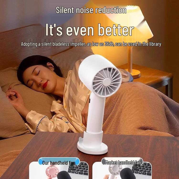 Portable Silent USB Mini Fan: Handheld & Desktop Use