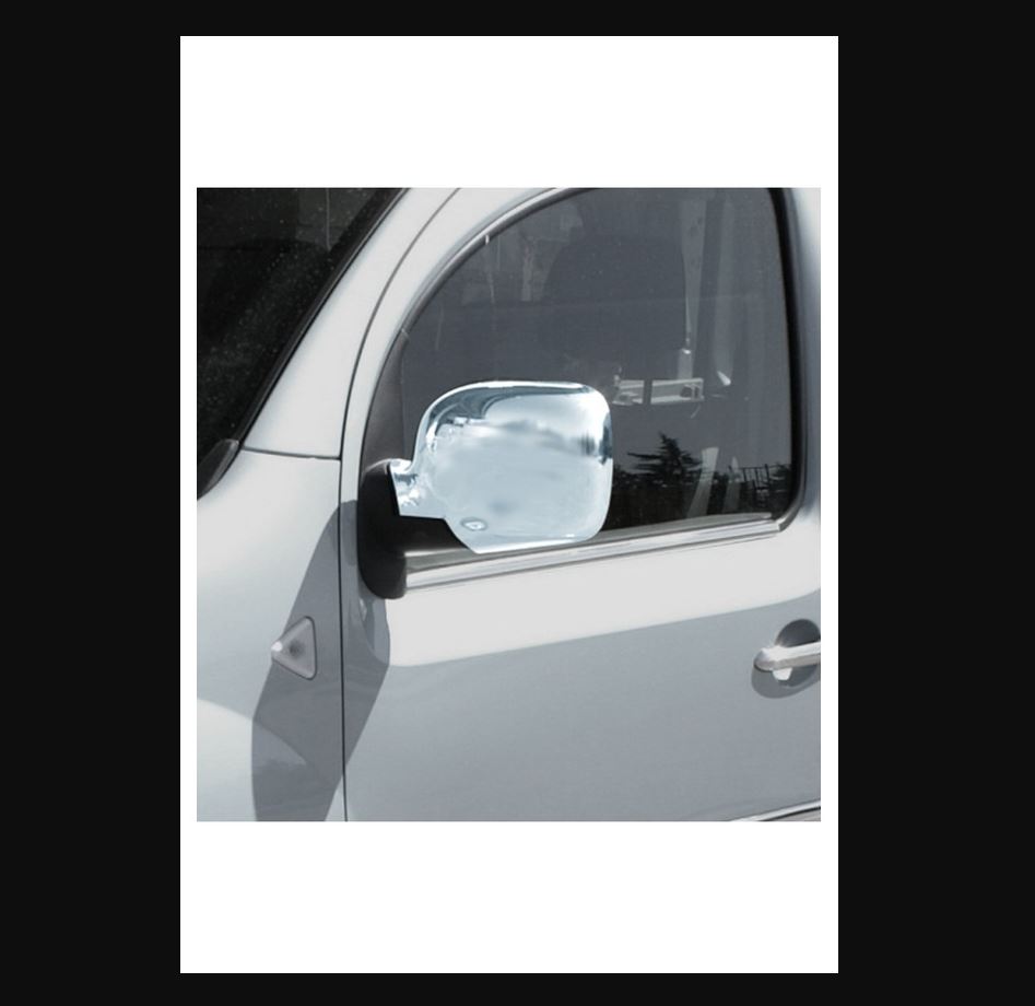 

Для Renault Kangoo 2008 - 2013 Abs Хромована кришка дзеркала 2 шт.