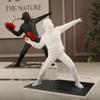 Resin Statues Sculptures Banksy Flower Thrower Statue Bomber Home Decoration Accessories Modern Ornaments Figurine Collectible