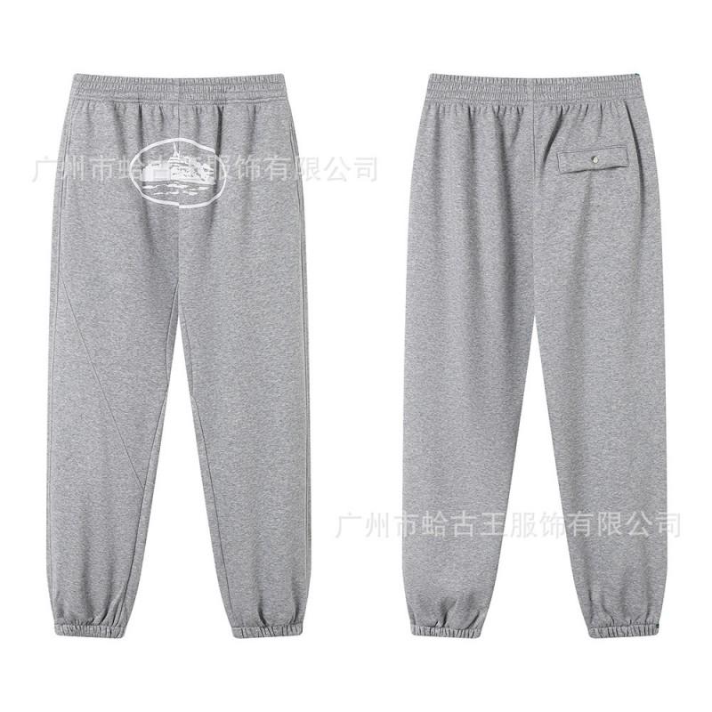 Unisex sada mikiny s kapucí a tepláků s potiskem písmen, podšitá fleecem, bavlněná směs, Streetwear, Zimní outfit