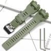 GBD100 Ersatzarmband Geeignet für Casio GBD-100 GBD-100-1/1A7/100SM-4/2A Herren Sport Wasserdichtes Armband Gummi-Uhrenarmband