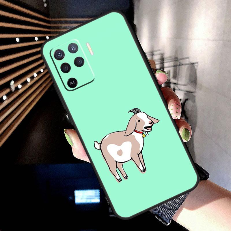 Goats Case For Oppo A74 A54 A94 A80 A60 A40 A18 A38 A58 A78 A98 A96 A76 A16 A15 A17 A57 A77 A5 Pro