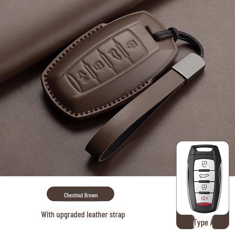 Great Wall Haval H6 Coupe Leather Key Cover for H2S/M6/F5/H4 Big Dog F7X and Haval Car Bag Buckle