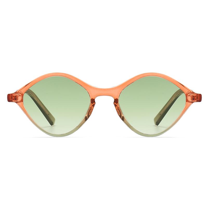Cross-Border European and American Narrow Diamond-Shaped Sunglasses for Men Trendy Street Photography Modern Charming Retro Su