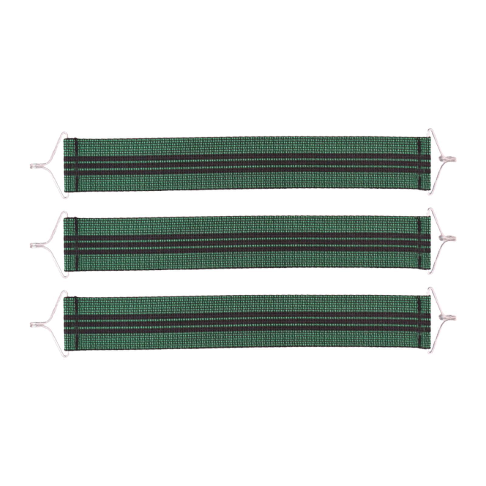 High Elasticity Patio Chair Replacement Straps Anti Crack Reinforced Fabric Belts for Rope Patio Chairs Support зелёный