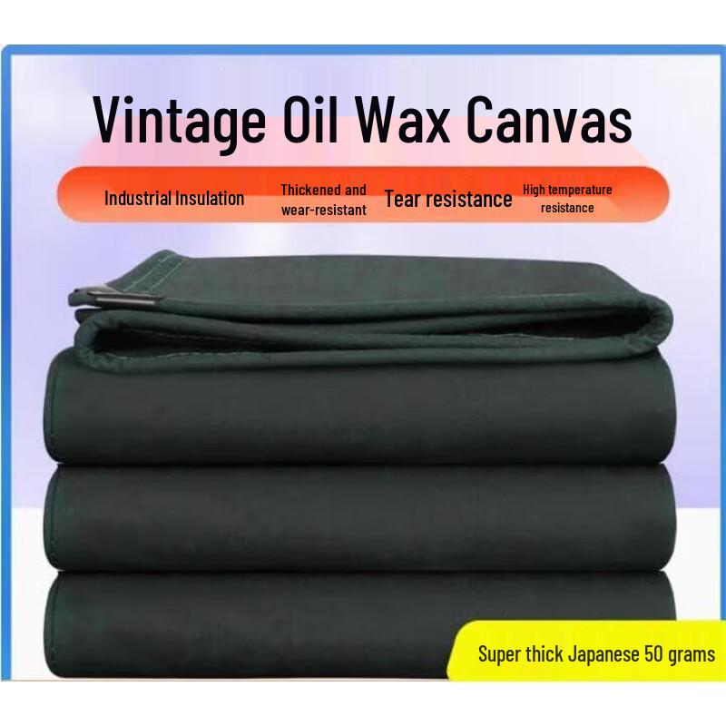 FYRZH Oil Wax Canvas Rainproof Fabric