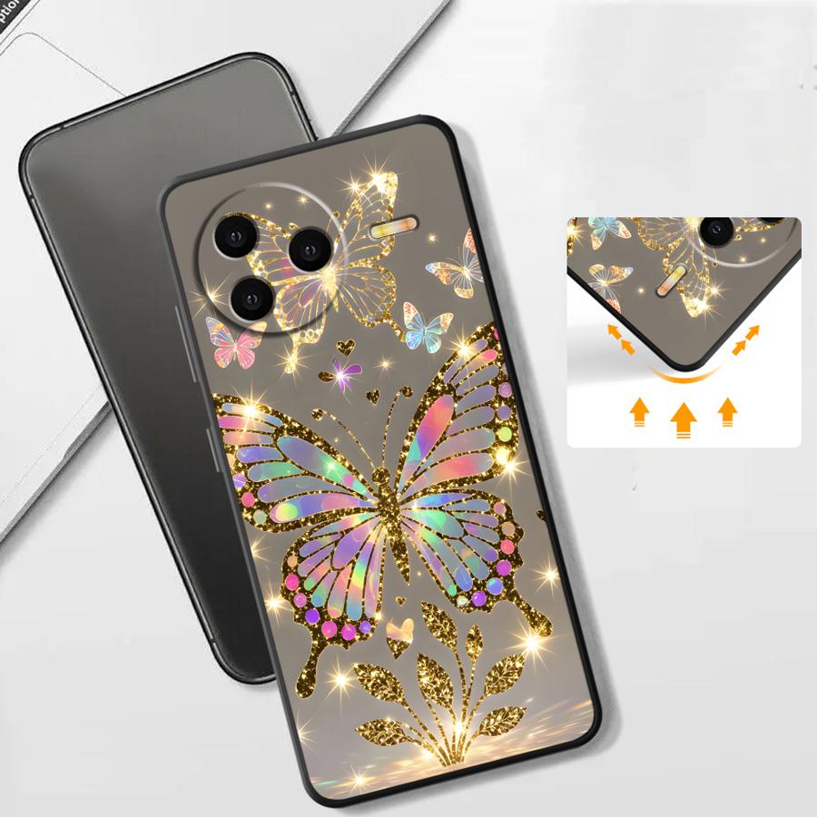 Creative Cartoon Butterfly Case for Xiaomi Redmi 12C A5 A3 A4 10 13C 9 K40 K80 Pro A1 A2 Plus 14C Funda Phone Cover