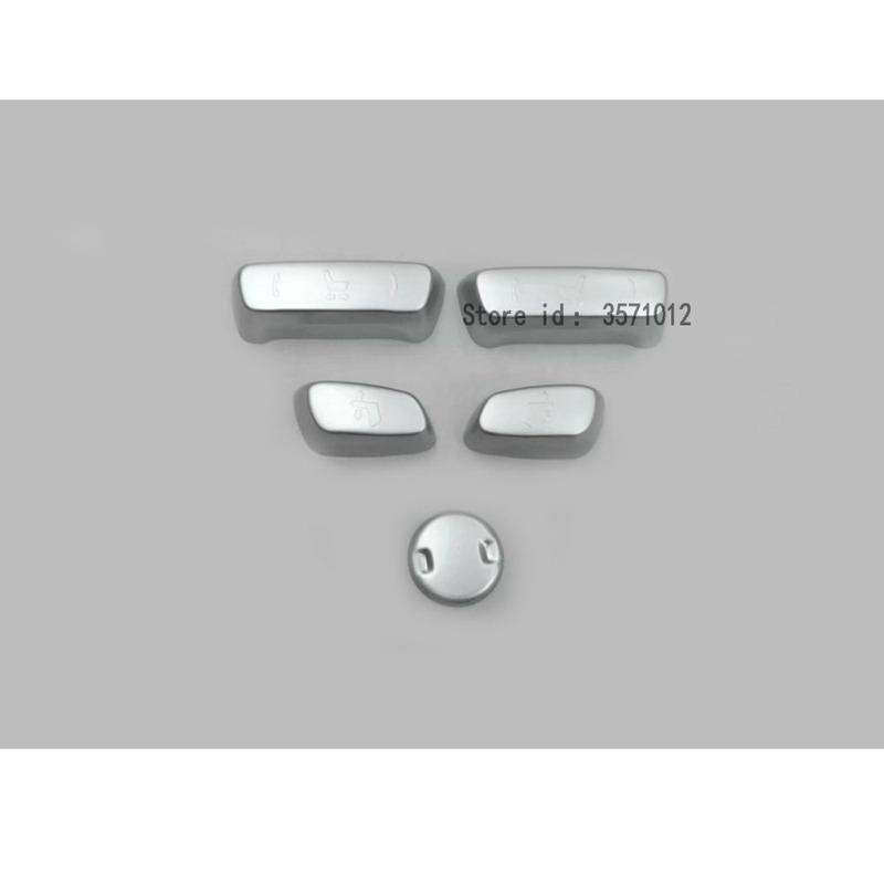 Car Cover Detector ABS Seat Adjustment Knob Button Switch Trim Stick Frame For Toyota Highlander 2015 2016 2017 2018