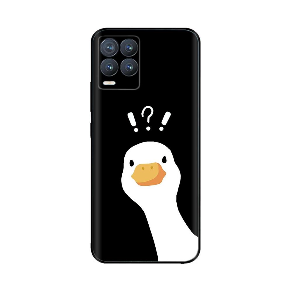 For Realme 8 Case Cute Animal Soft Liquid Silicone Cover For Realme 8 Pro 8i Realme8 4G RMX3085 Full Protection Durable Cases