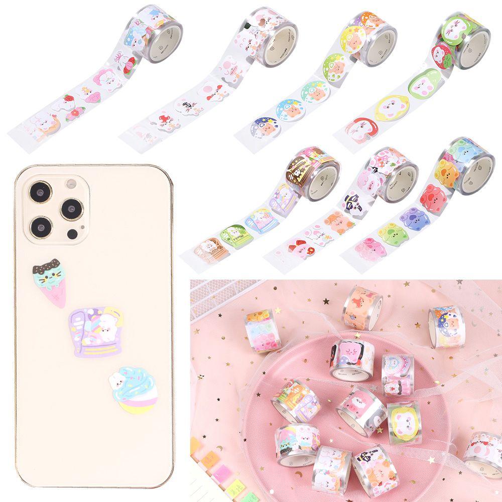

Разрываемая DIY Kawaii канцелярские принадлежности для дневника, этикетка с изображением животных, наклейка для скрапбукинга, липкая бумага