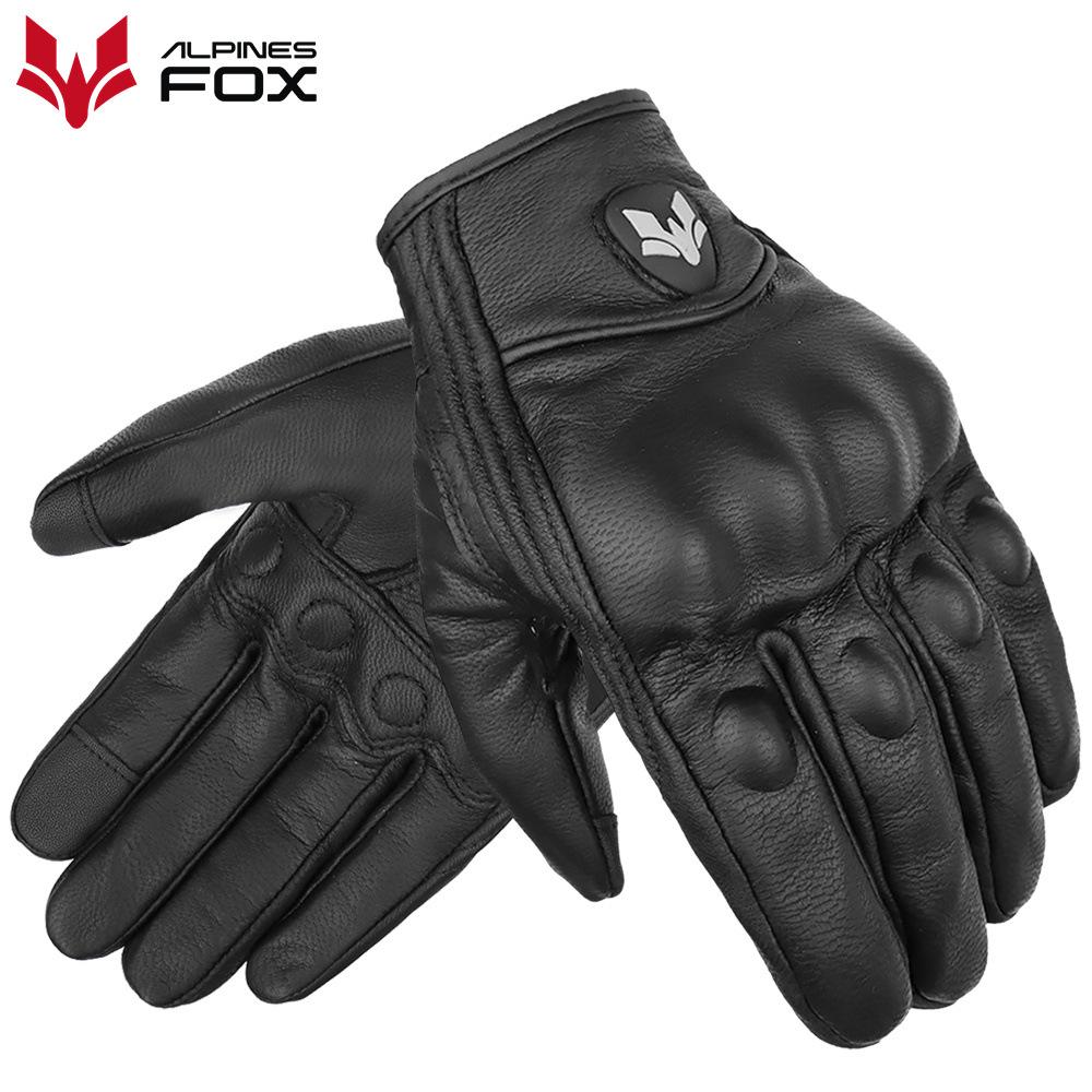 Motorcycle Locomotive Sheepskin Gloves