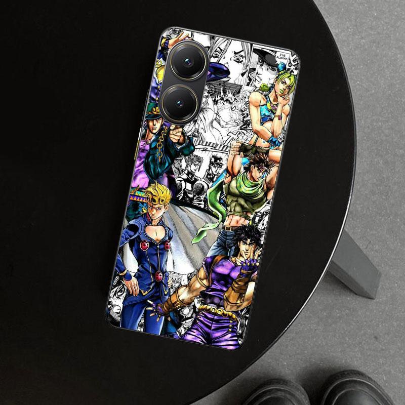 JoJo's Bizarre Adventure Hot Anime Phone Case Cover for Xiaomi Poco X6 X5 X7 Pro F7 Ultra Redmi 15C 15 13C 13 12C 12 10C 10 10A