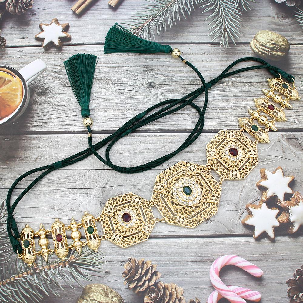 Exquisite Hand-woven Women's Rope Belt Waist Chain Wedding Jewelry Belt Robe Accessories
