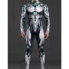 Unisex Cyber Punk 3D Digital Printing Halloween Party Role Play Outfit Women Men Cosplay Costume Carnival Jumpsuit