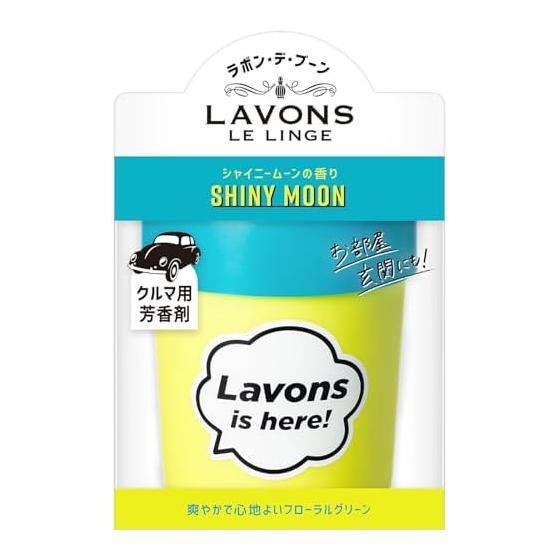 Lavons De Boon [Car Air Freshener] Gel Type Shiny Moon [Floral Green] Deodorant 110g