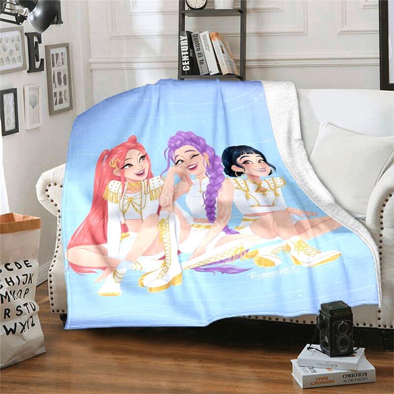 1pc Winx Club FashionCartoon Blanket,Portable Throw for Travel , All-Season Cozy Blanket,Ideal Gift for Christmas, BirthdaysPB065