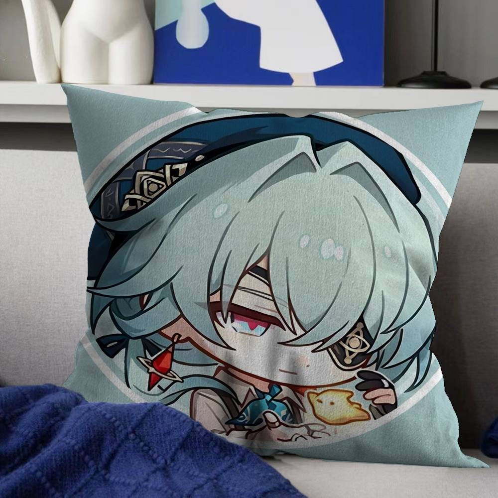 Honkai Star Rail Anaxa pillow cover sofa cushion cover home room decoration children gift