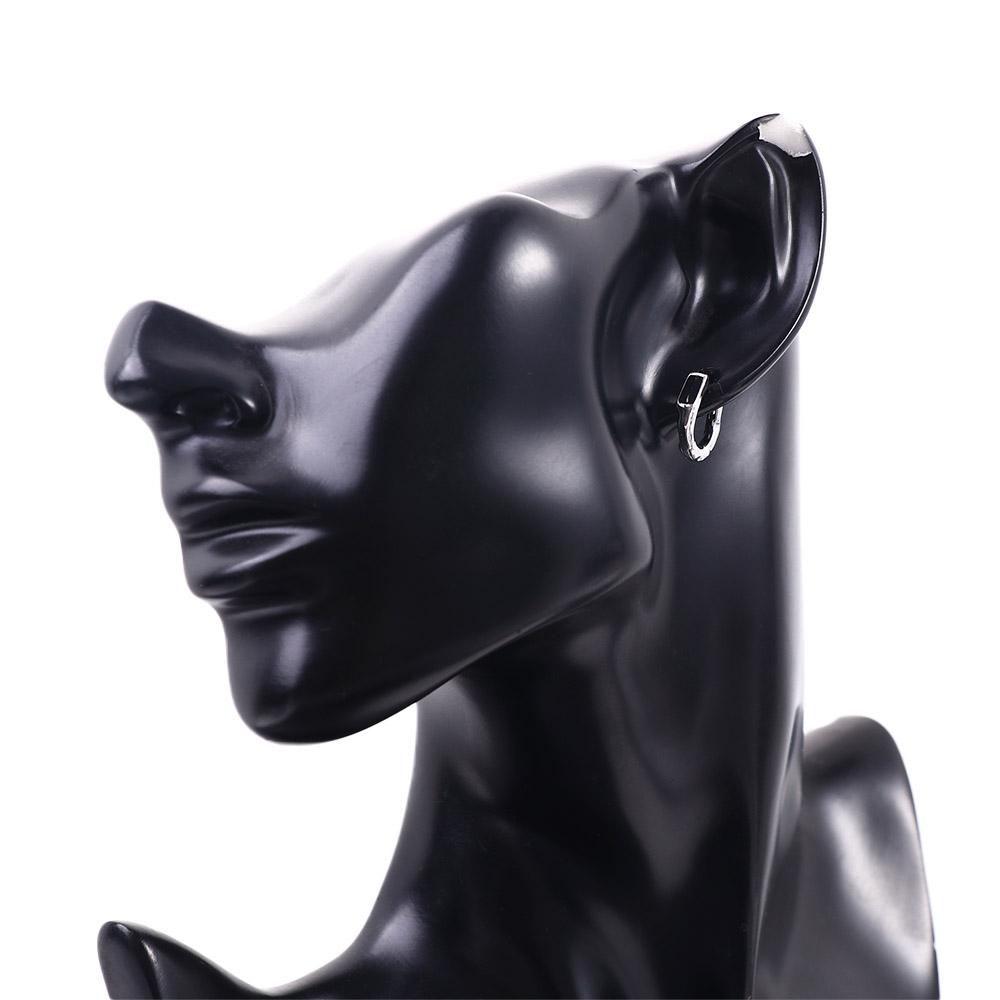 Party Women Street Wear Silver Plate Ear Buckle Men Hoop Earrings Korean Earrings Men Accessories