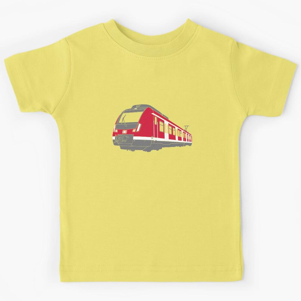 German S-Bahn – Red and White City Train Kids T-Shirt 110