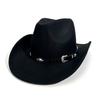 New Western Cowboy Hat Music Party Jazz Hat Autumn and Winter European and American Felt Top Hat
