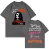 Nuova T-shirt Merch Album Mayhem di Lady Gaga Harajuku Pop Music T-shirt a Maniche Corte Abbigliamento Uomo Donna Moda T-shirt