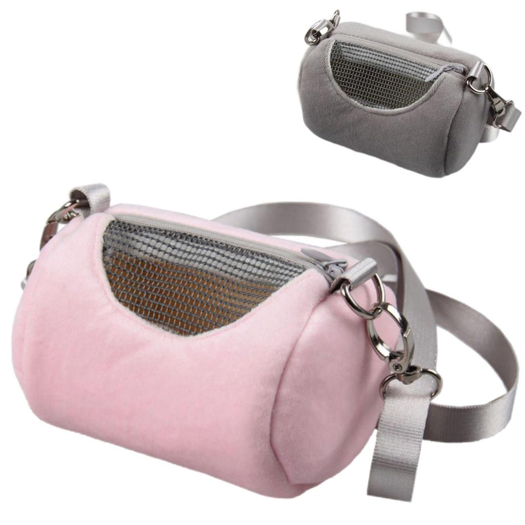 Warm Crossbody Backpack for Hamsters & Sugar Gliders - Portable Pet Outing Bag