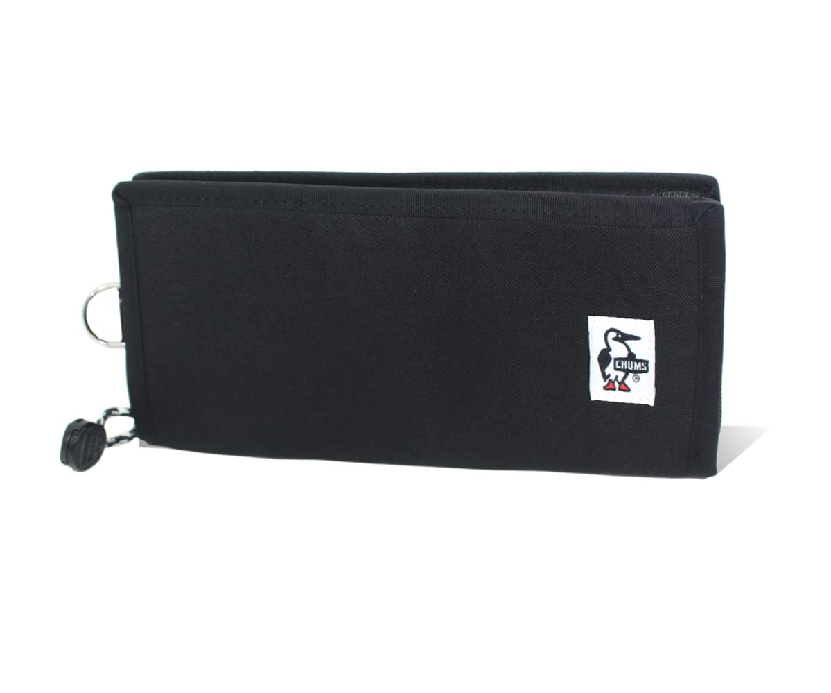

Recycled Billfold Wallet Long Wallet Card Holder Coin Purse [Chums] CH60-3568 (K001 Black)