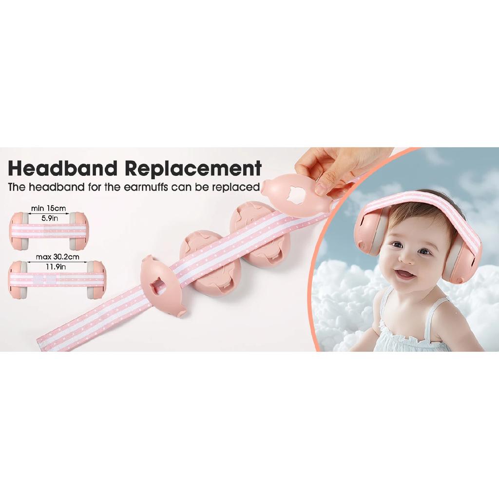 C10 Baby Ear Protection for Newborn Noise Cancelling Headphones for Babies Noise ReductionEarmufs Travel Gift