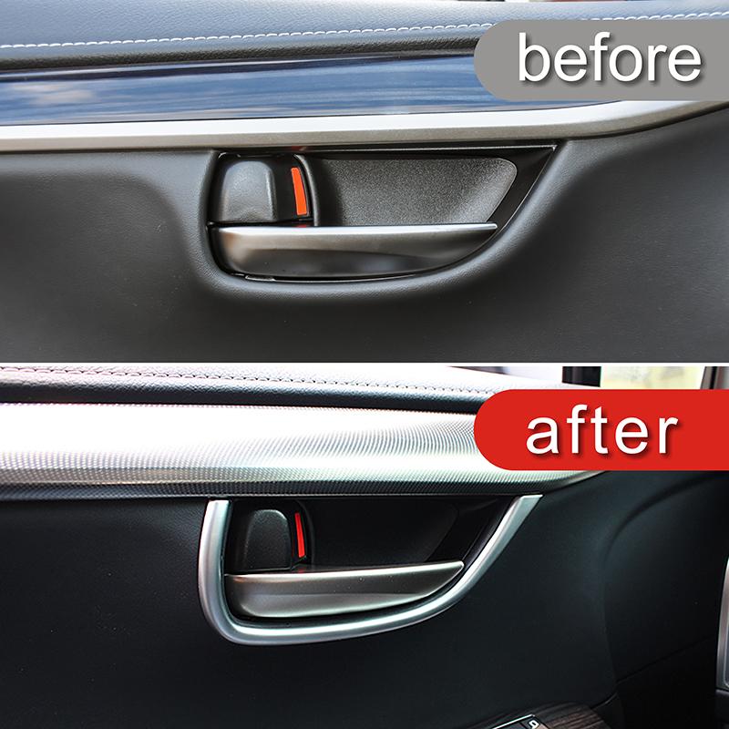 Akcesoria Samochodowe Wewnętrzna Klamka Drzwi Miska Ramka Pokrywa Dekoracja Listwa Naklejka Dla Lexus NX200t 200 300h 2014- Wnętrze