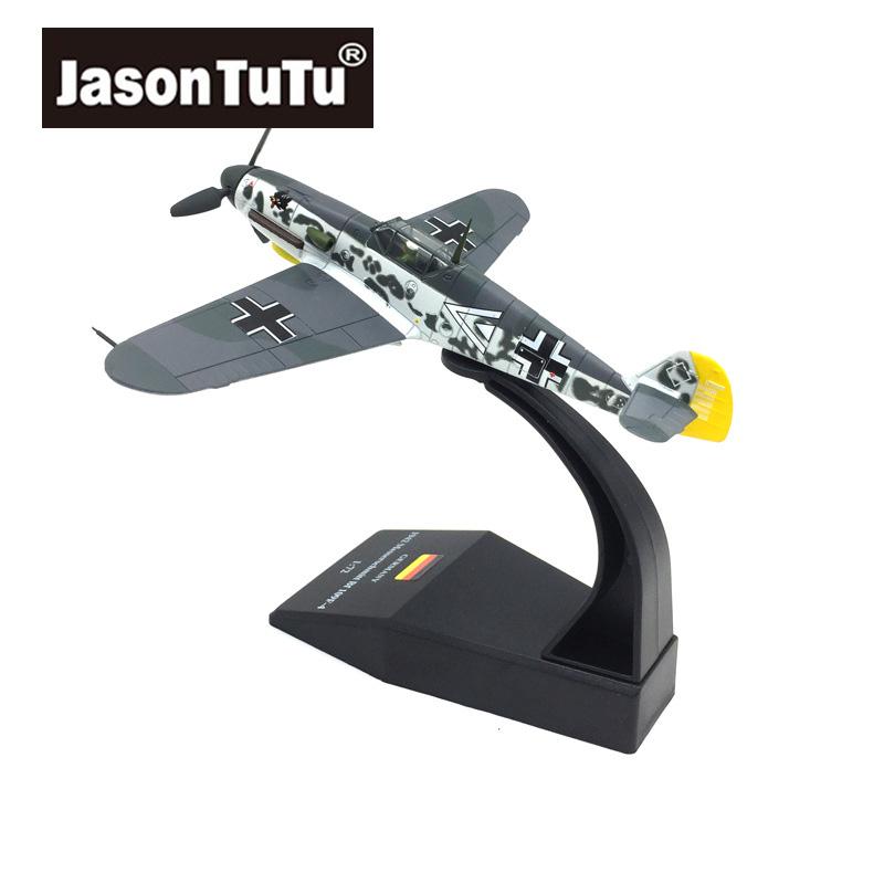 

Jason Tutu 1/72 Scale Diecast Alloy Model German Fighter War Thunder Bf109 Military Missile Bomber Bf-109 Collect Gifts