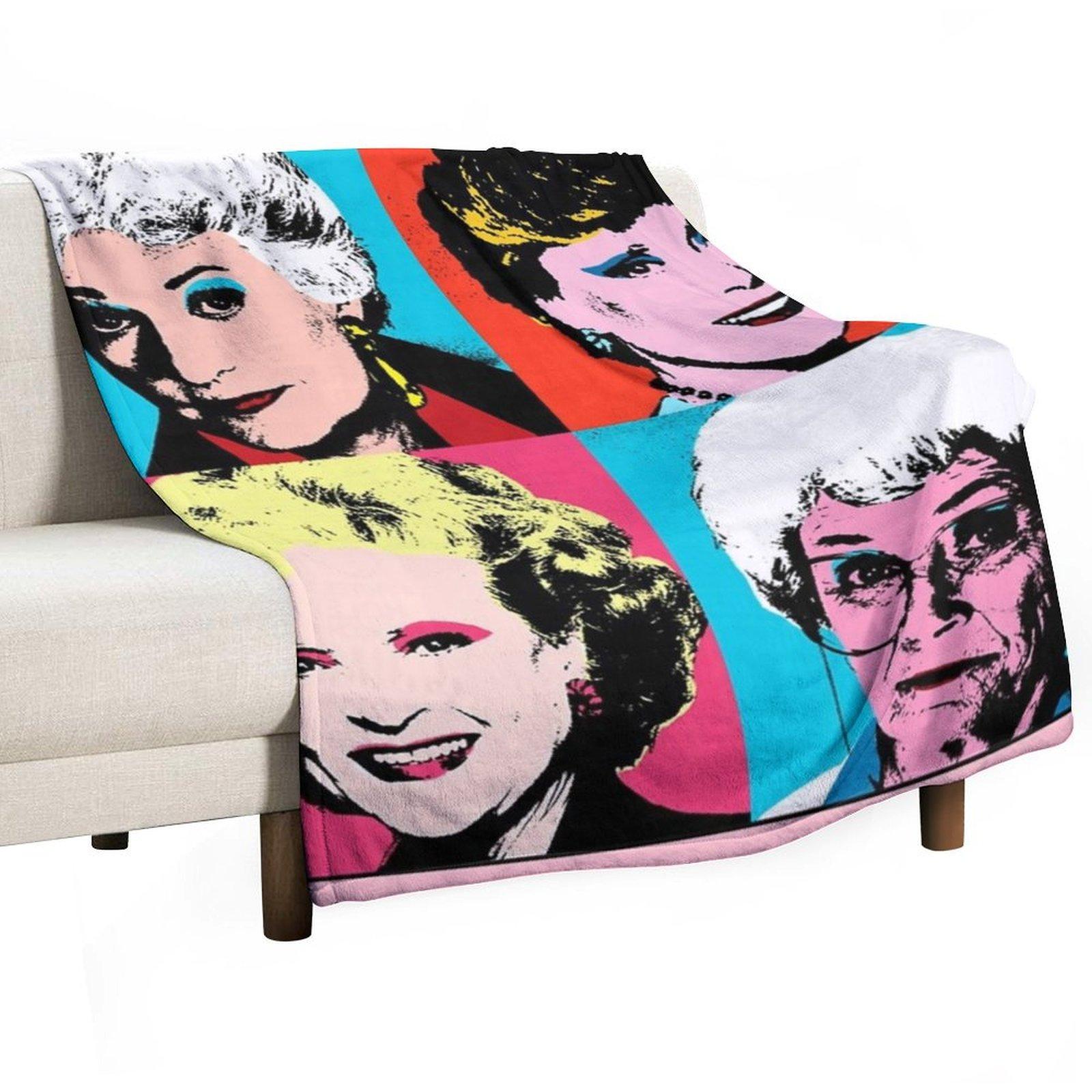 Golden Girls Throw Blanket sofa bed Beautifuls Designers valentine gift ideas Blankets 30x40in