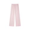 PEACEBIRD Women's Straight Ice Silk Wide-Leg Pants