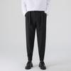 Casual style leggings boys side zipper summer new straight drop casual trendy brand Harlan small trousers