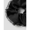 [8 Seconds] Lace Satin Scrunchie Black (356796AM55)