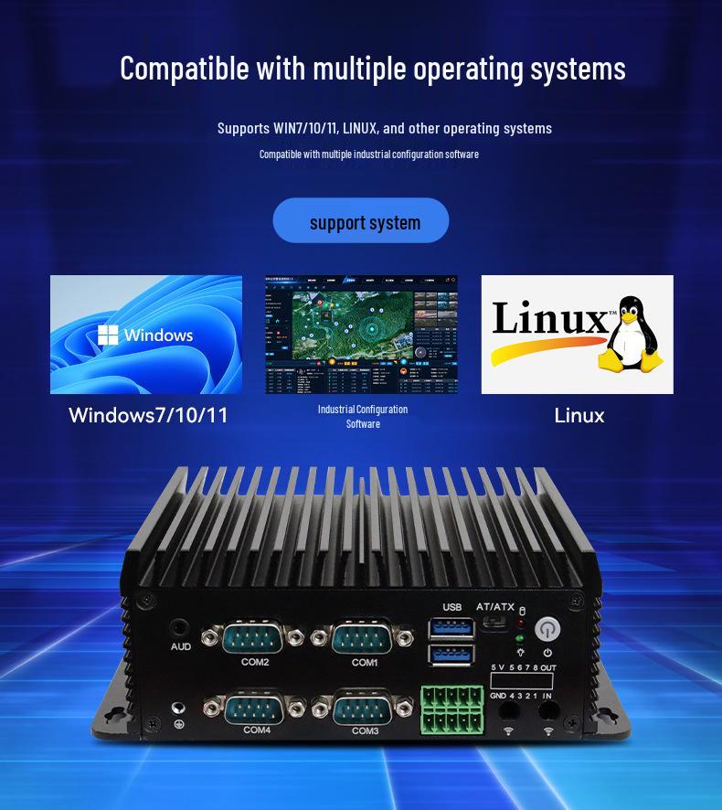 Yingtengfei N305 Celeron J1900 Dual-Core Mini Industrial Computer x86 Controller