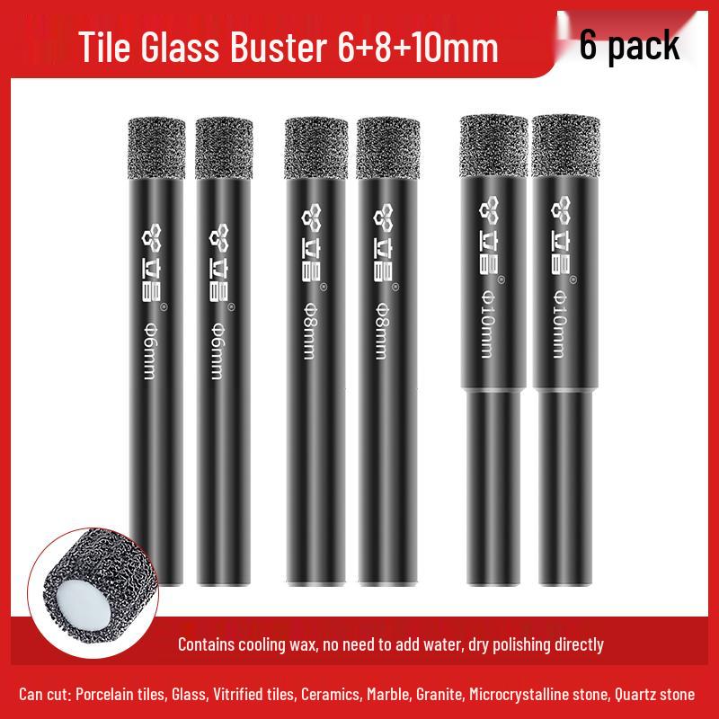 Tile and Glass Drill Bit - Hole Saw for Marble and Tile Drilling