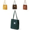 Fashionable Ladies Travel Messenger Handbag Made Of Soft Corduroy Material