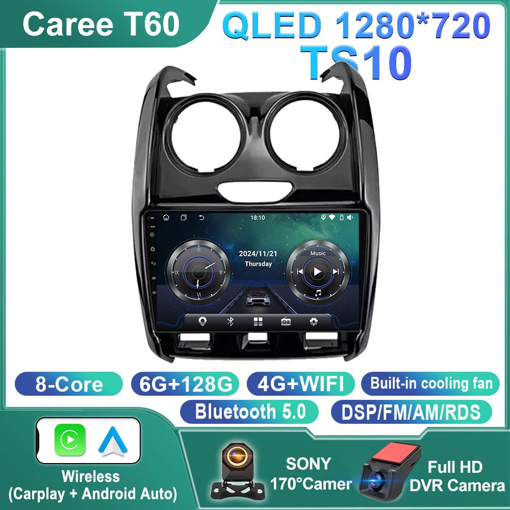 Car Radio Multimedia Player For Renault Duster D 2015 2016 2017 2018 2019 2020 Lada Largus 2021 Android Auto Stereo Navigation