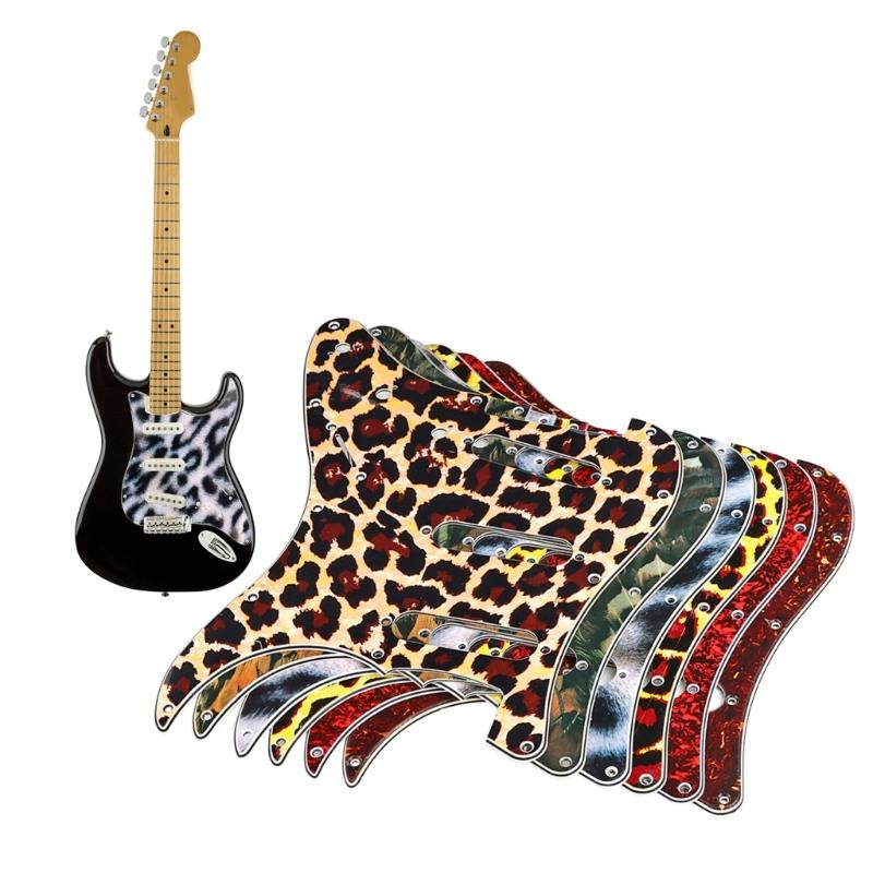 11 Hole Scratchplate Standard Guitar Mudguard Guitar Bass 6 Strings Model Guitar