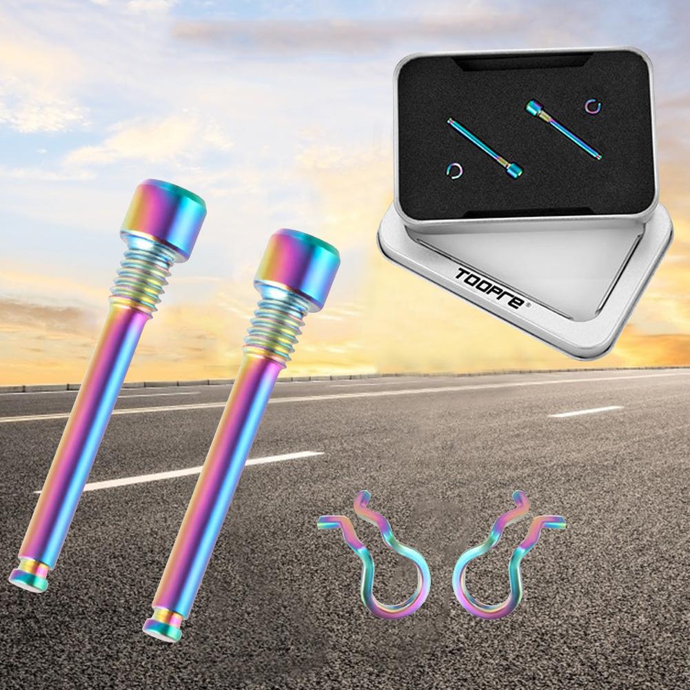Bicycle Hydraulic Disc Brake Pad Bolts Circlip Retainer Pin Lightweight Titanium Alloy Cycling Bike Accessories