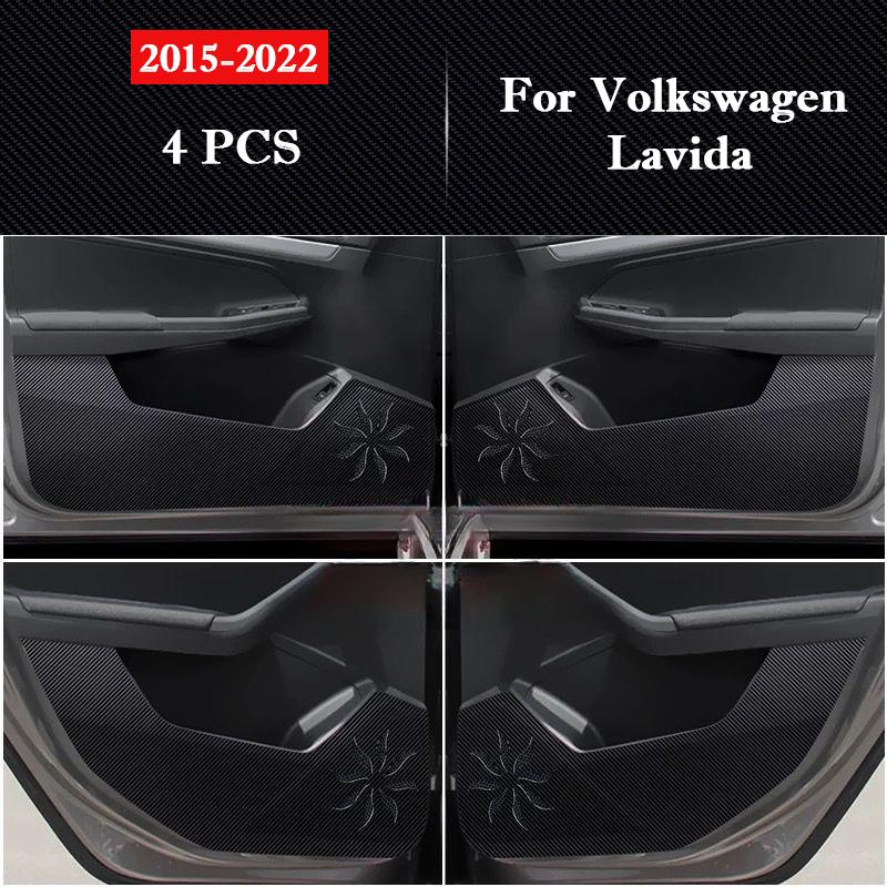 For Volkswagen Lavida 2013-2026 Car Door Anti Kick Pad Glove Box Protection Stickers Scratch Resistant Film Interior Accessories